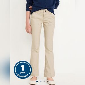 Old Navy Boot-cut Stretch Khaki Girl Size 8